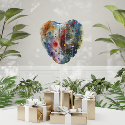 Awakenings Interconnectedness Tachism Balloon (Round and Heart-shaped), 11" - ATUH.ART