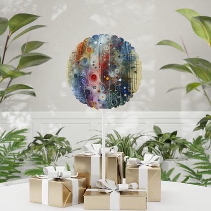 Awakenings Interconnectedness Tachism Balloon (Round and Heart-shaped), 11" - ATUH.ART