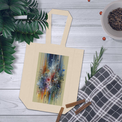 Awakenings Interconnectedness Tachism Double Wine Tote Bag - ATUH.ART