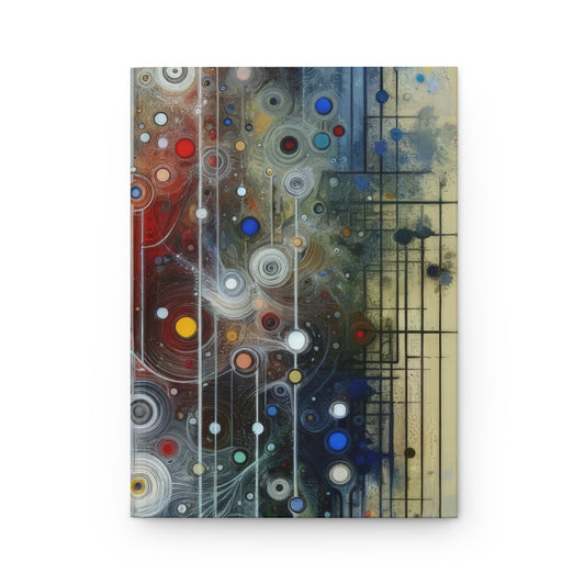 Awakenings Interconnectedness Tachism Hardcover Journal Matte - ATUH.ART