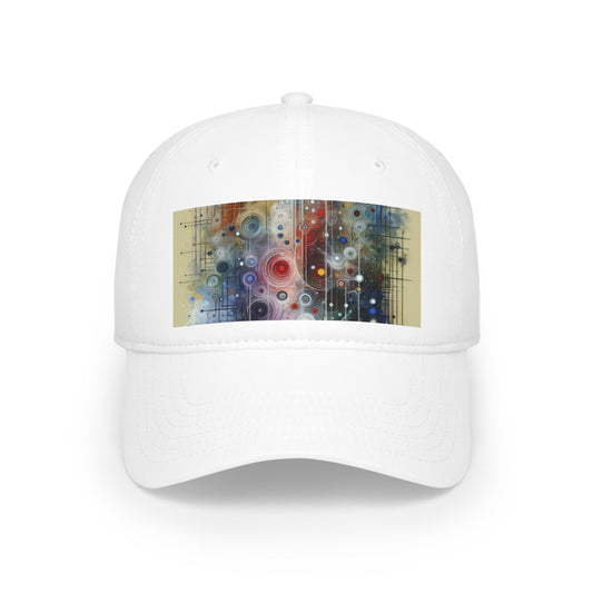 Awakenings Interconnectedness Tachism Low Profile Baseball Cap - ATUH.ART