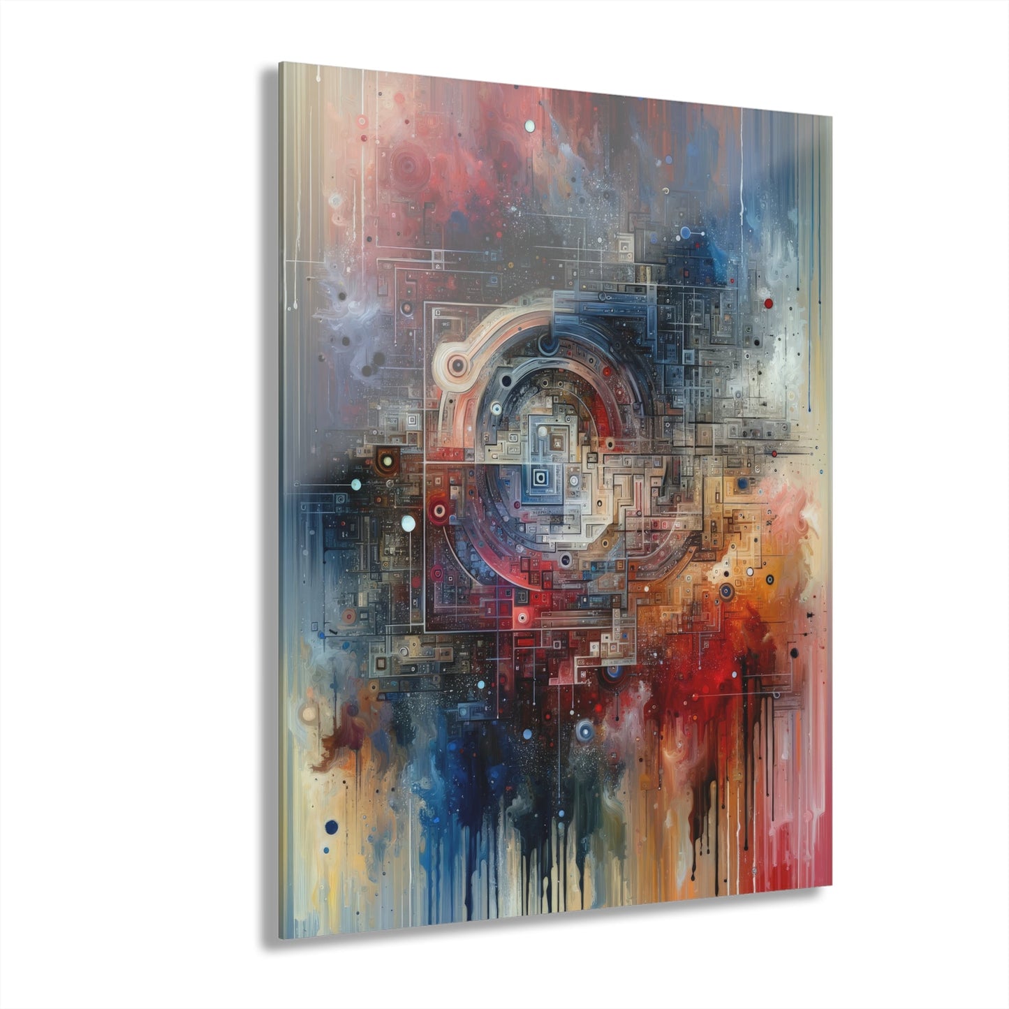 Awareness Algorithm Tachism Acrylic Prints (French Cleat Hanging) - ATUH.ART