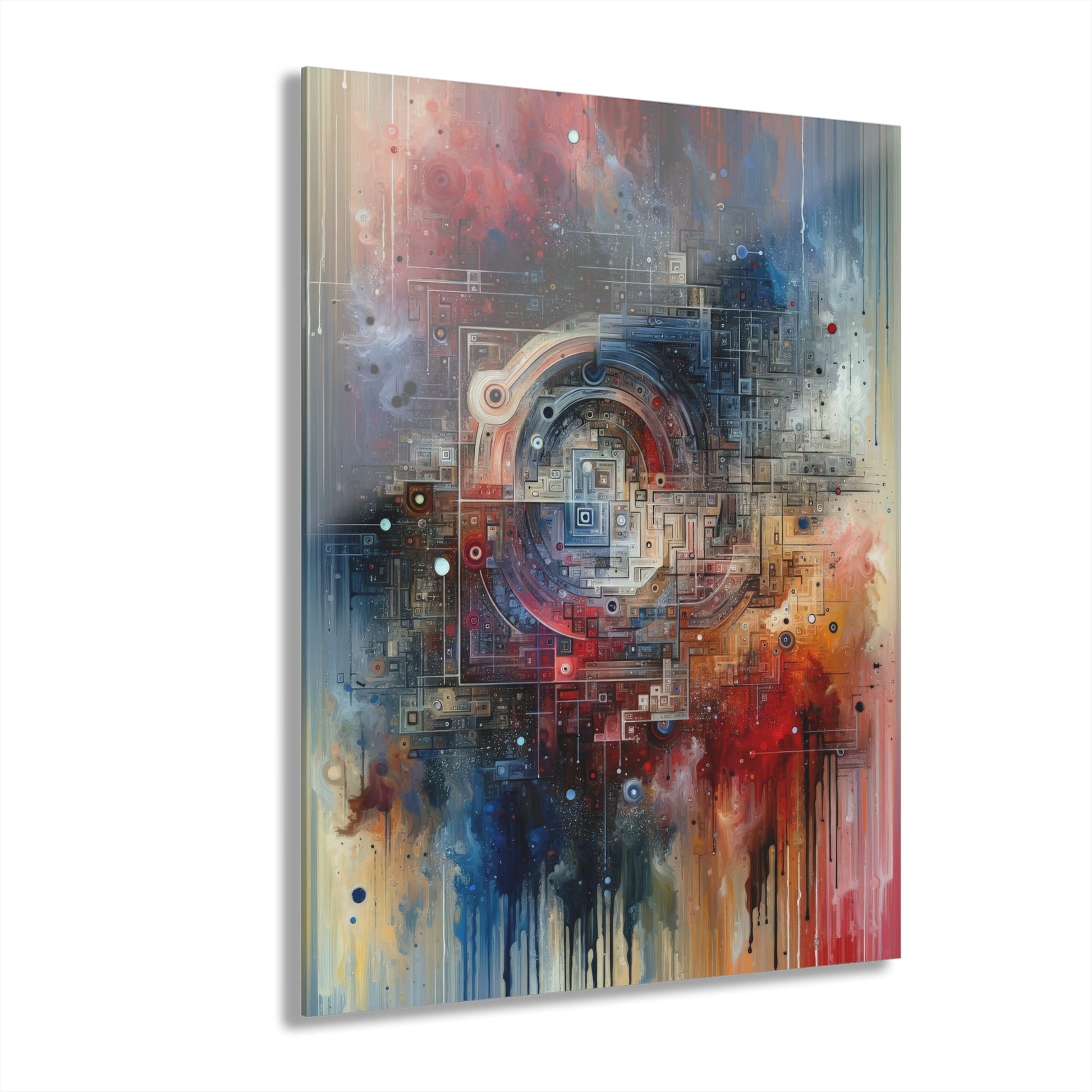 Awareness Algorithm Tachism Acrylic Prints (French Cleat Hanging) - ATUH.ART
