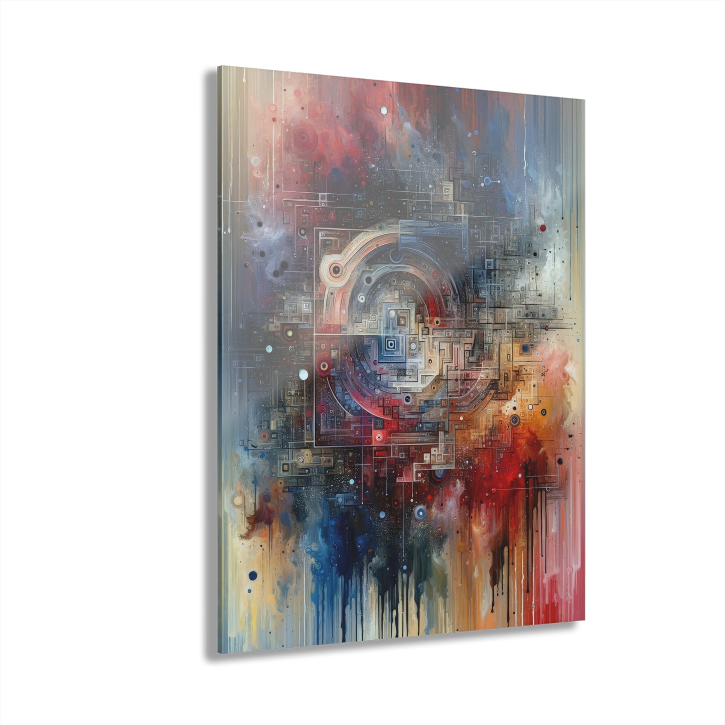 Awareness Algorithm Tachism Acrylic Prints (French Cleat Hanging) - ATUH.ART