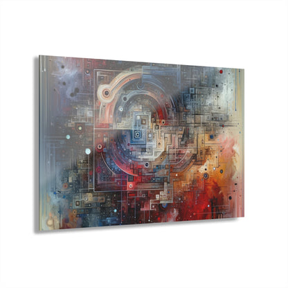 Awareness Algorithm Tachism Acrylic Prints (French Cleat Hanging) - ATUH.ART