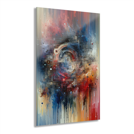Awareness Algorithm Tachism Acrylic Prints (French Cleat Hanging) - ATUH.ART