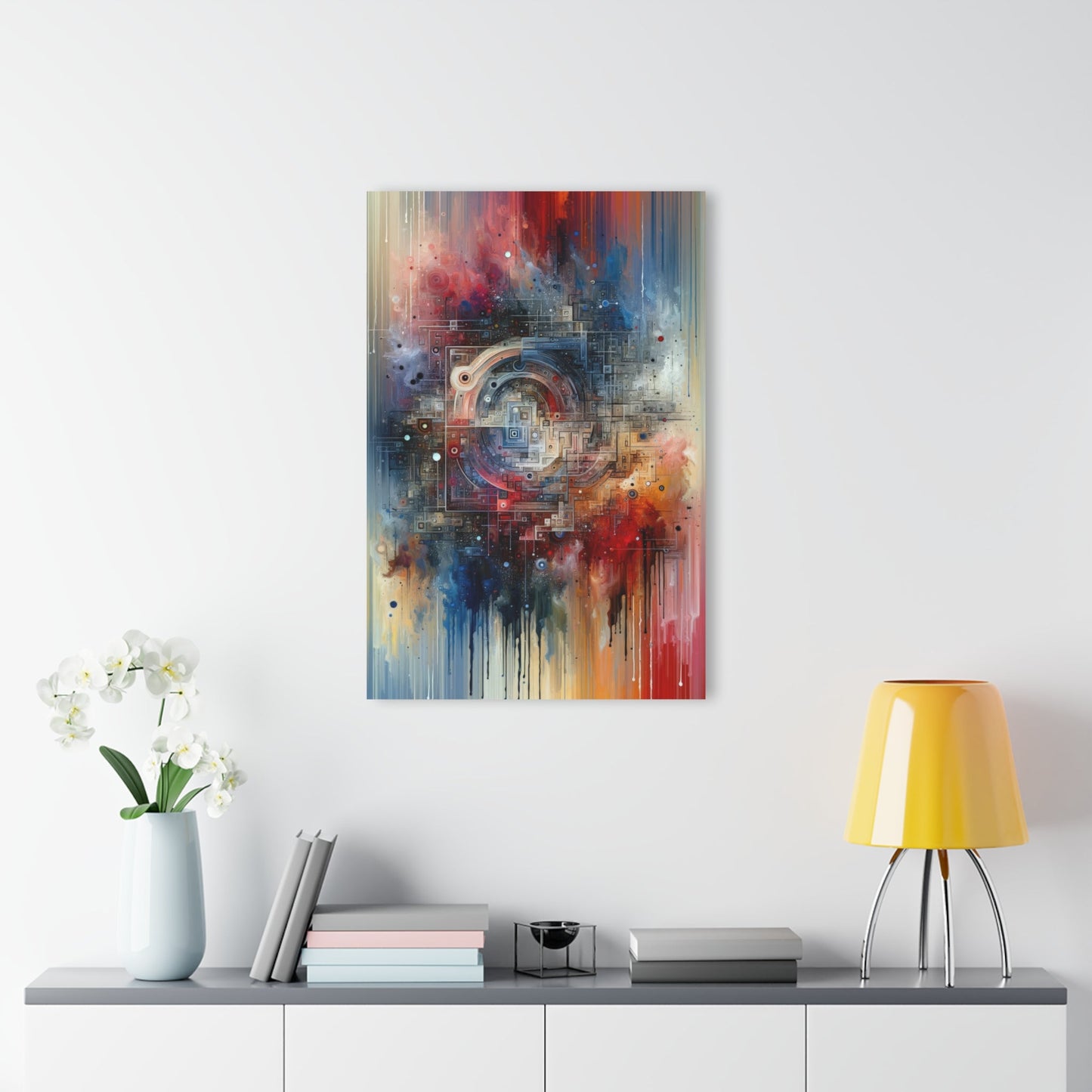 Awareness Algorithm Tachism Acrylic Prints (French Cleat Hanging) - ATUH.ART