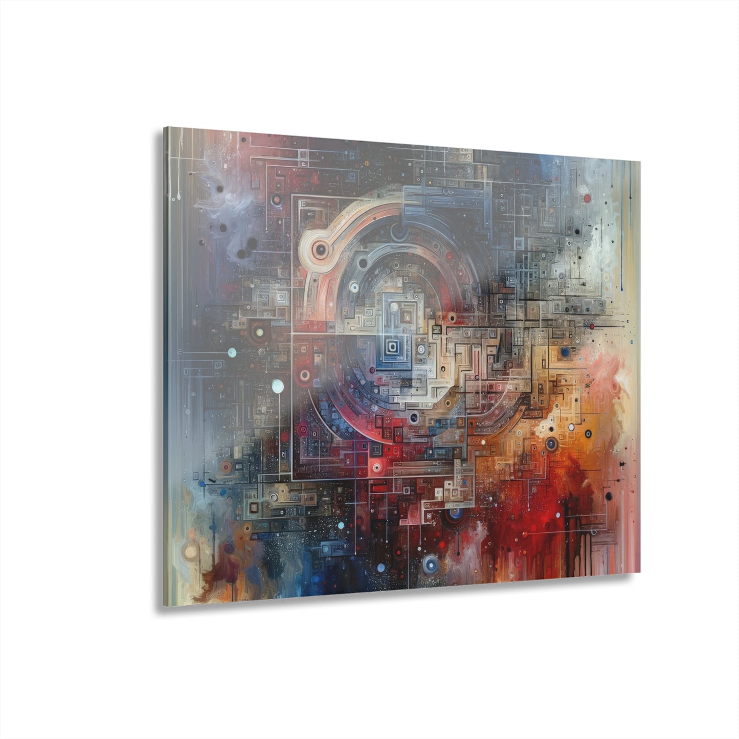 Awareness Algorithm Tachism Acrylic Prints (French Cleat Hanging) - ATUH.ART