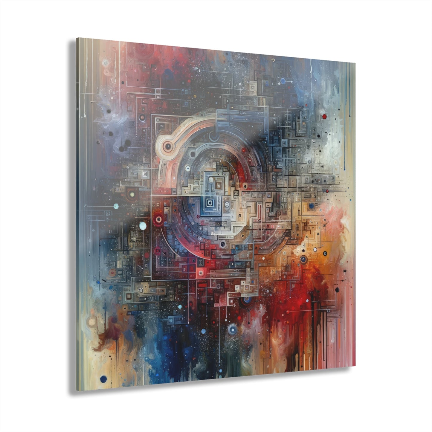 Awareness Algorithm Tachism Acrylic Prints (French Cleat Hanging) - ATUH.ART