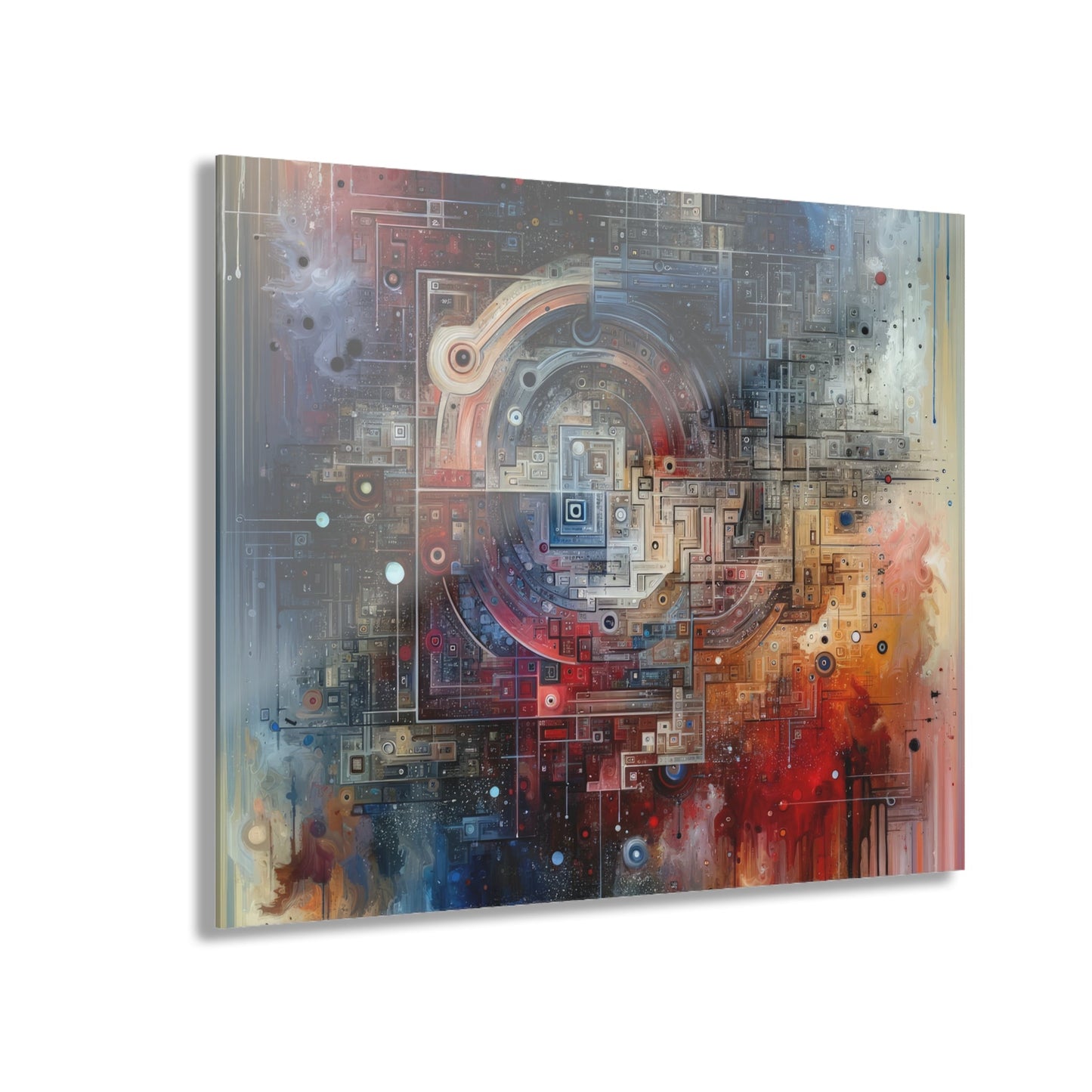 Awareness Algorithm Tachism Acrylic Prints (French Cleat Hanging) - ATUH.ART