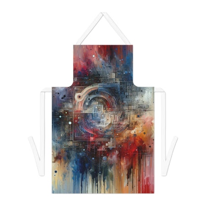Awareness Algorithm Tachism Adult Apron (AOP) - ATUH.ART