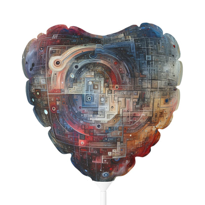 Awareness Algorithm Tachism Balloon (Round and Heart-shaped), 11" - ATUH.ART