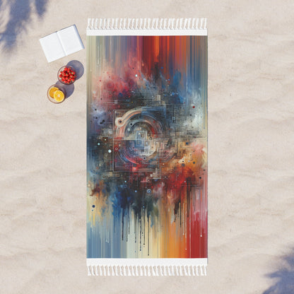 Awareness Algorithm Tachism Boho Beach Cloth - ATUH.ART