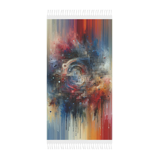 Awareness Algorithm Tachism Boho Beach Cloth - ATUH.ART