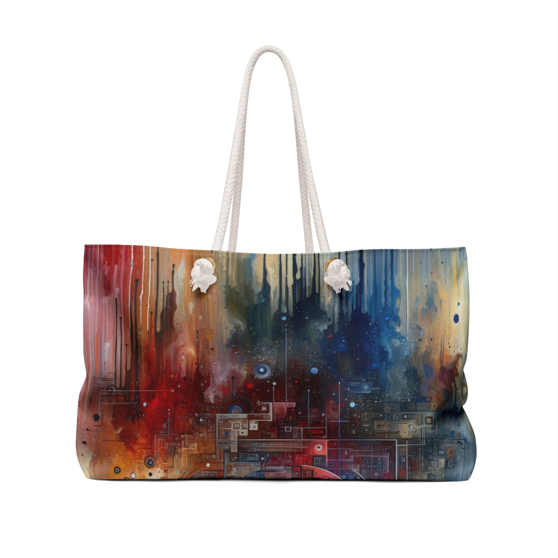 Awareness Algorithm Tachism Weekender Bag - ATUH.ART