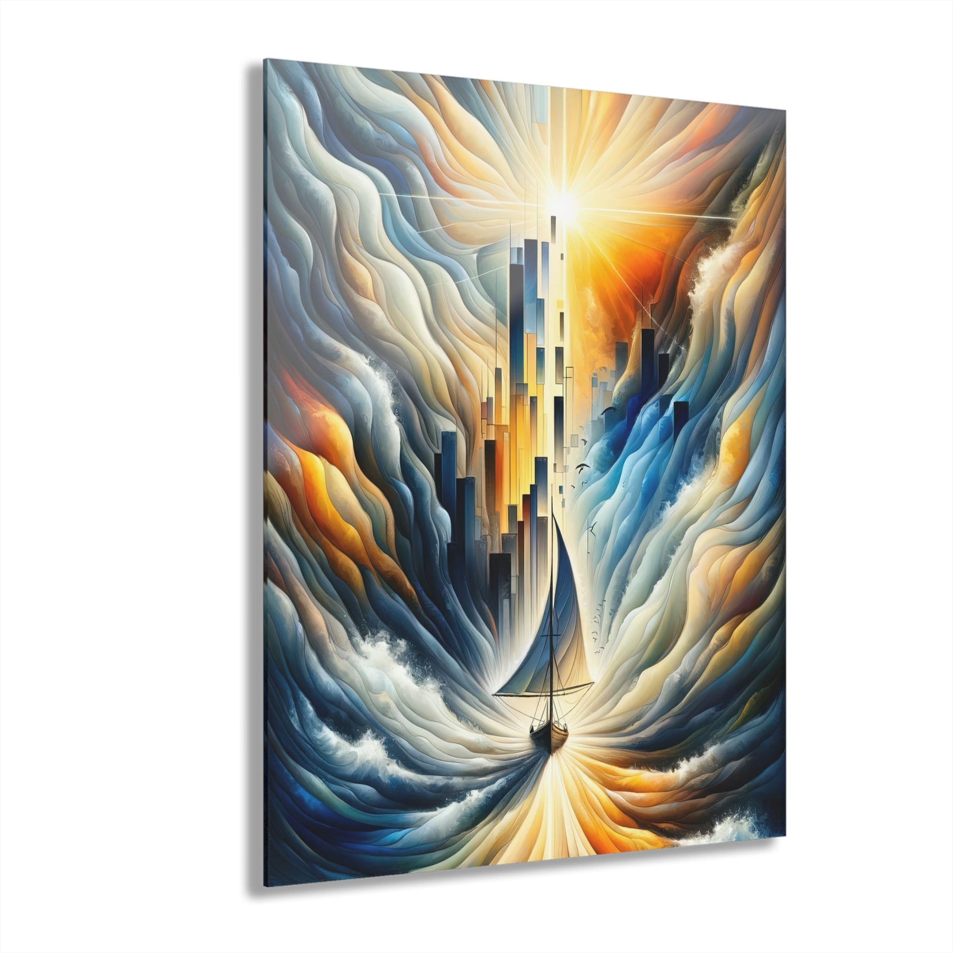 Beacon Sail Change Acrylic Prints (French Cleat Hanging) - ATUH.ART