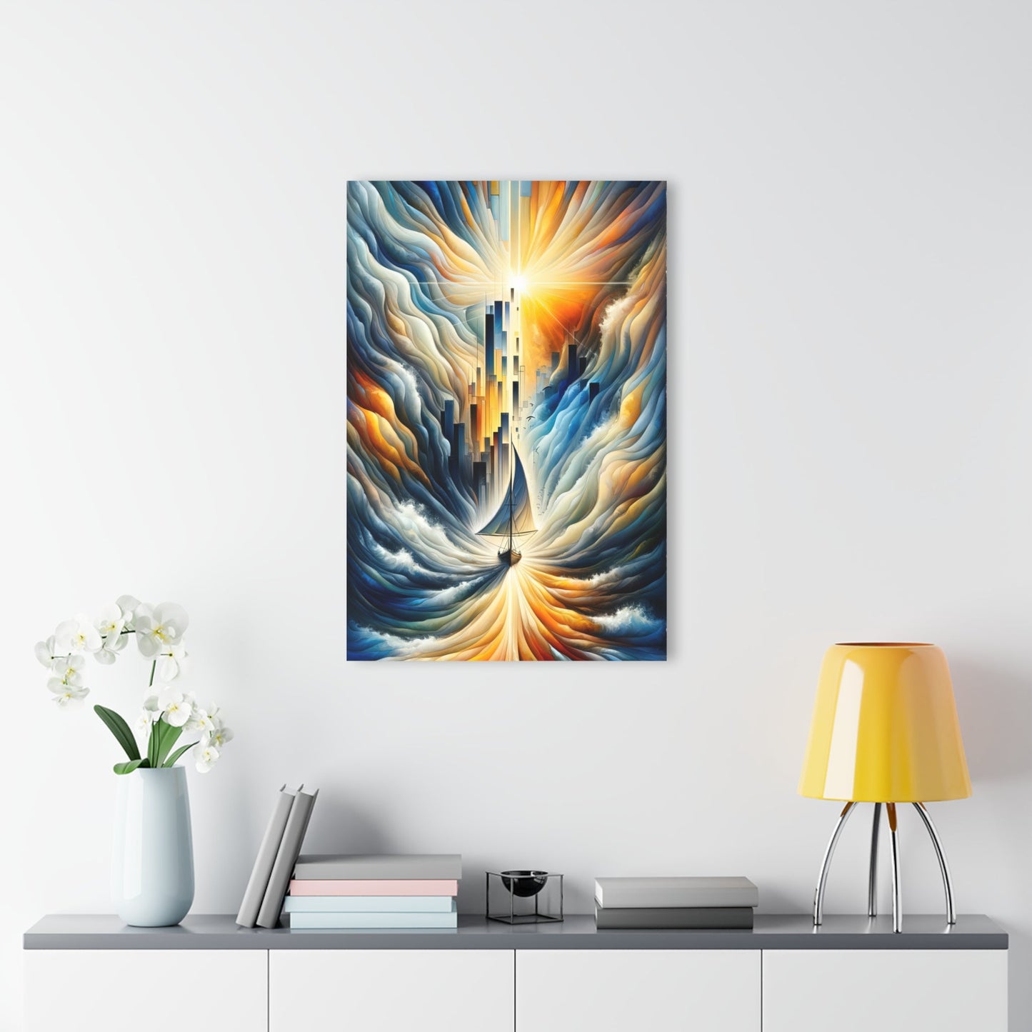 Beacon Sail Change Acrylic Prints (French Cleat Hanging) - ATUH.ART