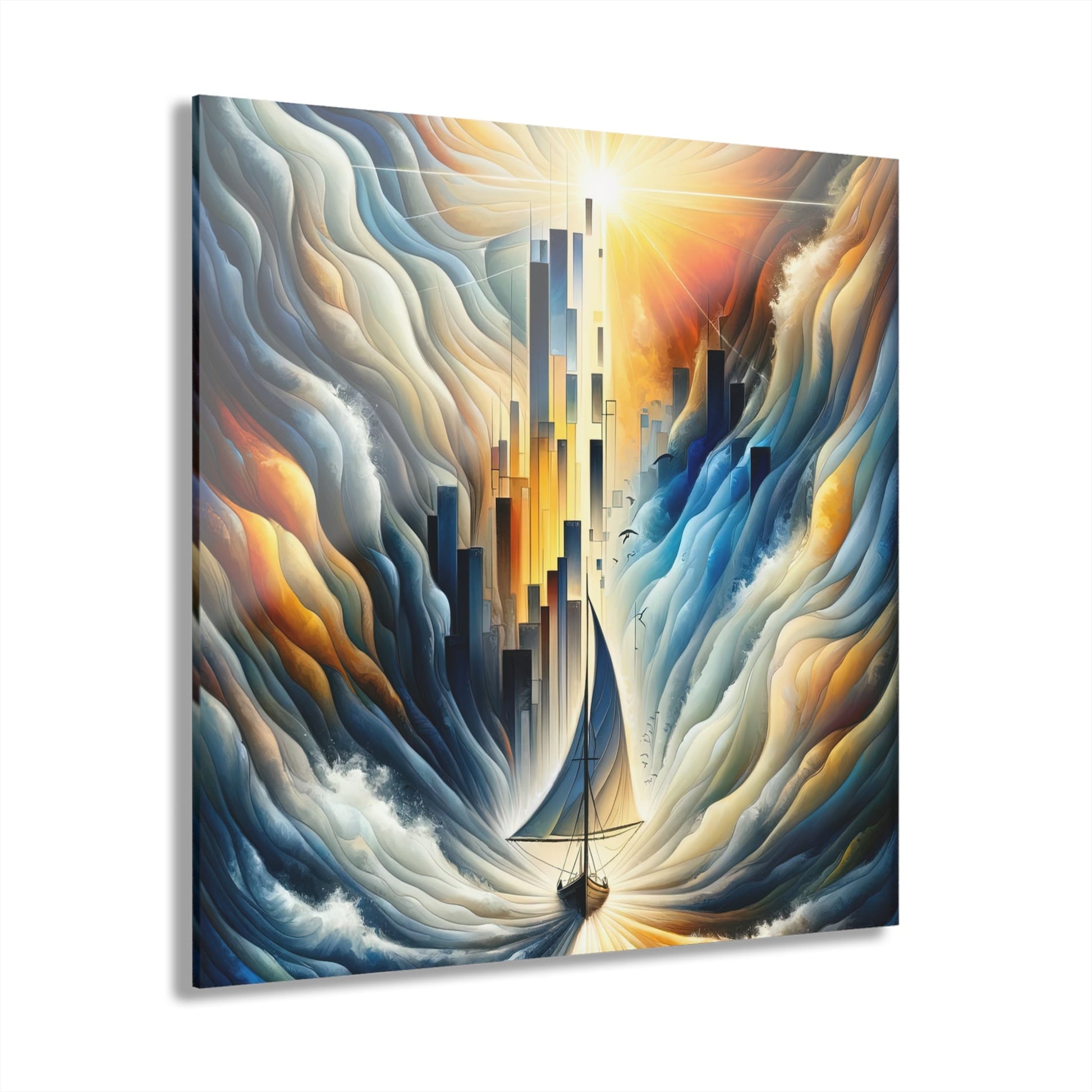 Beacon Sail Change Acrylic Prints (French Cleat Hanging) - ATUH.ART