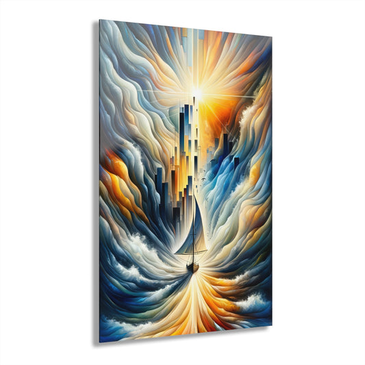 Beacon Sail Change Acrylic Prints (French Cleat Hanging) - ATUH.ART
