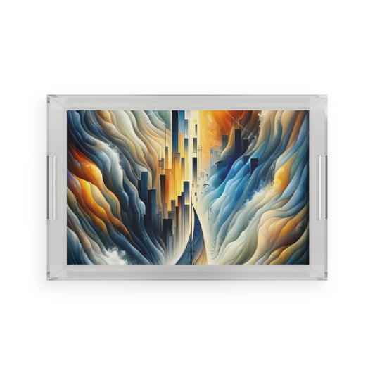 Beacon Sail Change Acrylic Serving Tray - ATUH.ART