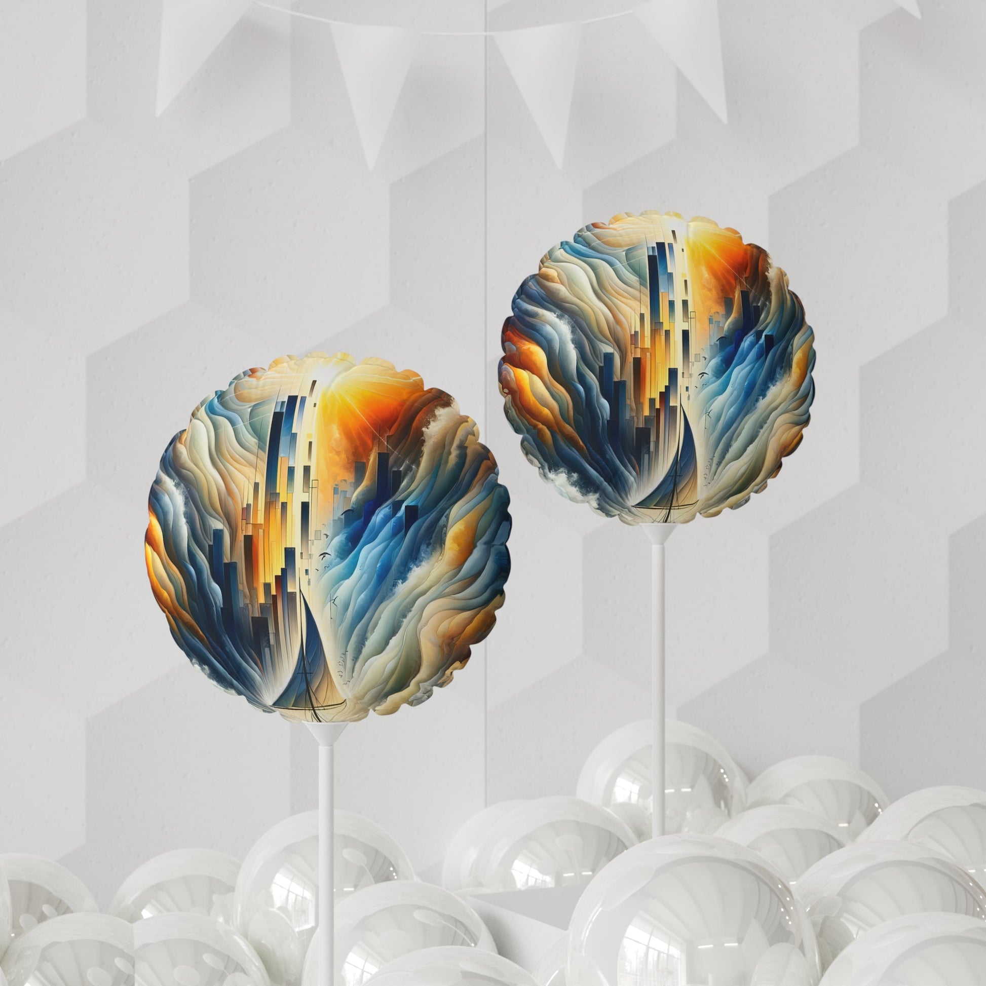 Beacon Sail Change Balloon (Round and Heart-shaped), 11" - ATUH.ART
