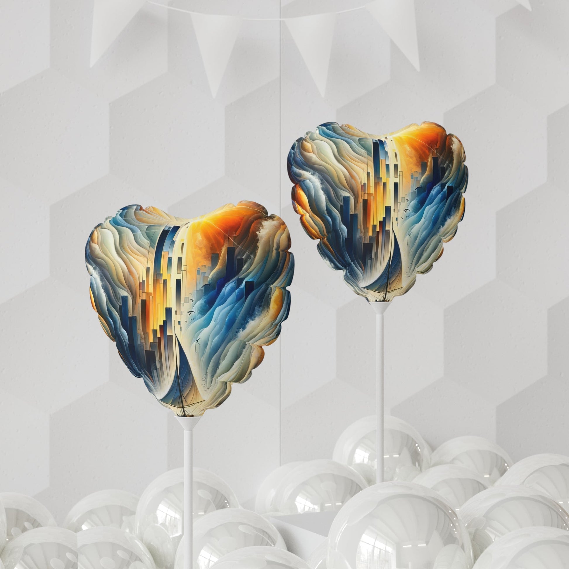 Beacon Sail Change Balloon (Round and Heart-shaped), 11" - ATUH.ART