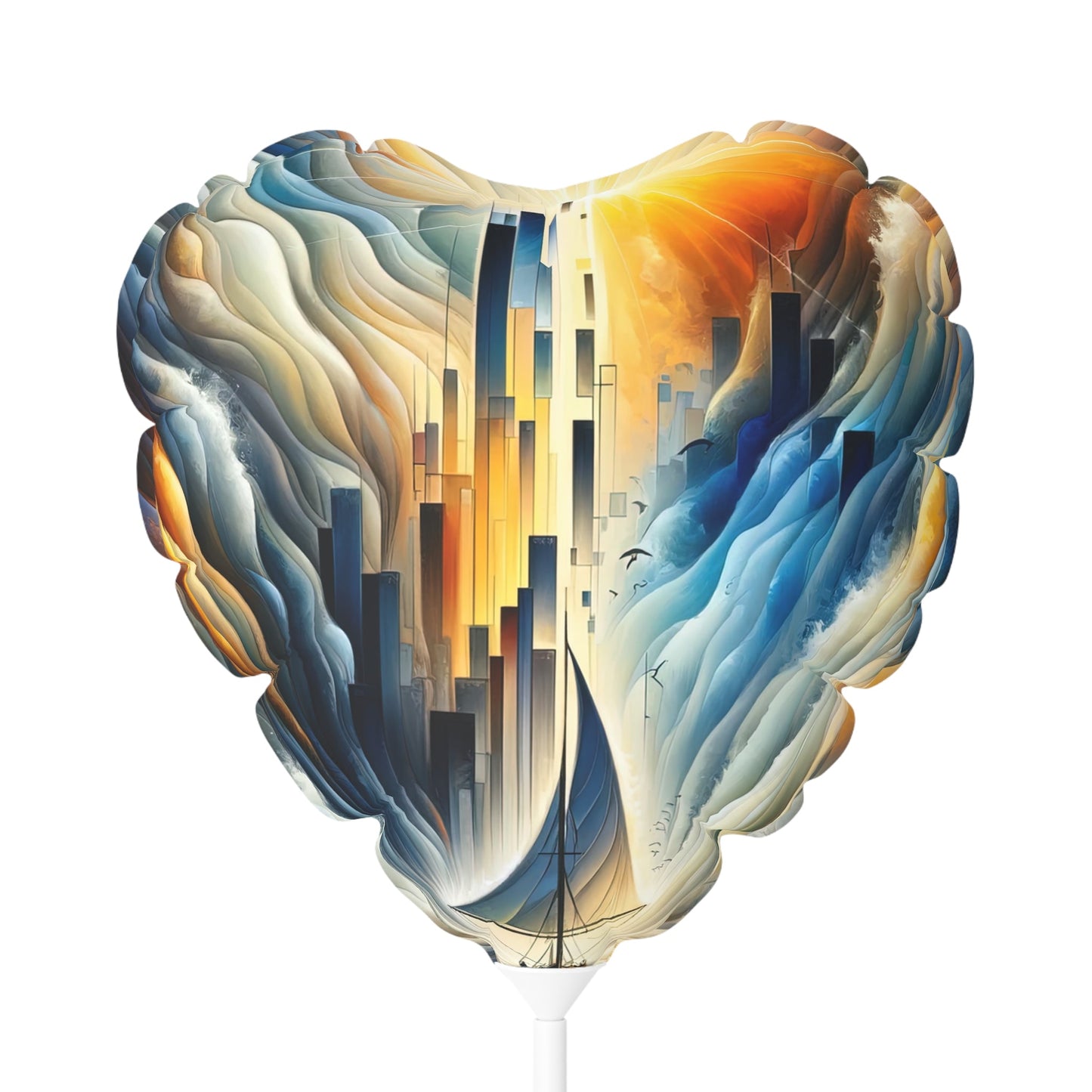 Beacon Sail Change Balloon (Round and Heart-shaped), 11" - ATUH.ART