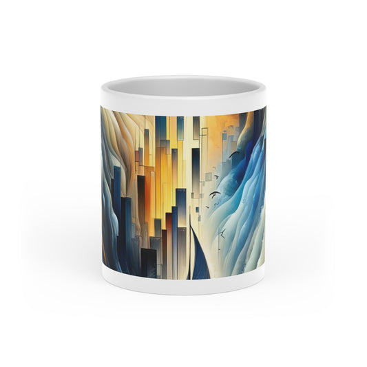 Beacon Sail Change Heart-Shaped Mug - ATUH.ART