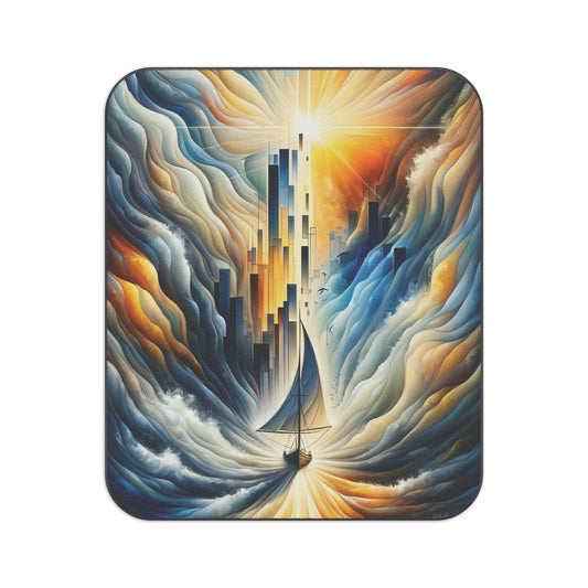 Beacon Sail Change Picnic Blanket - ATUH.ART