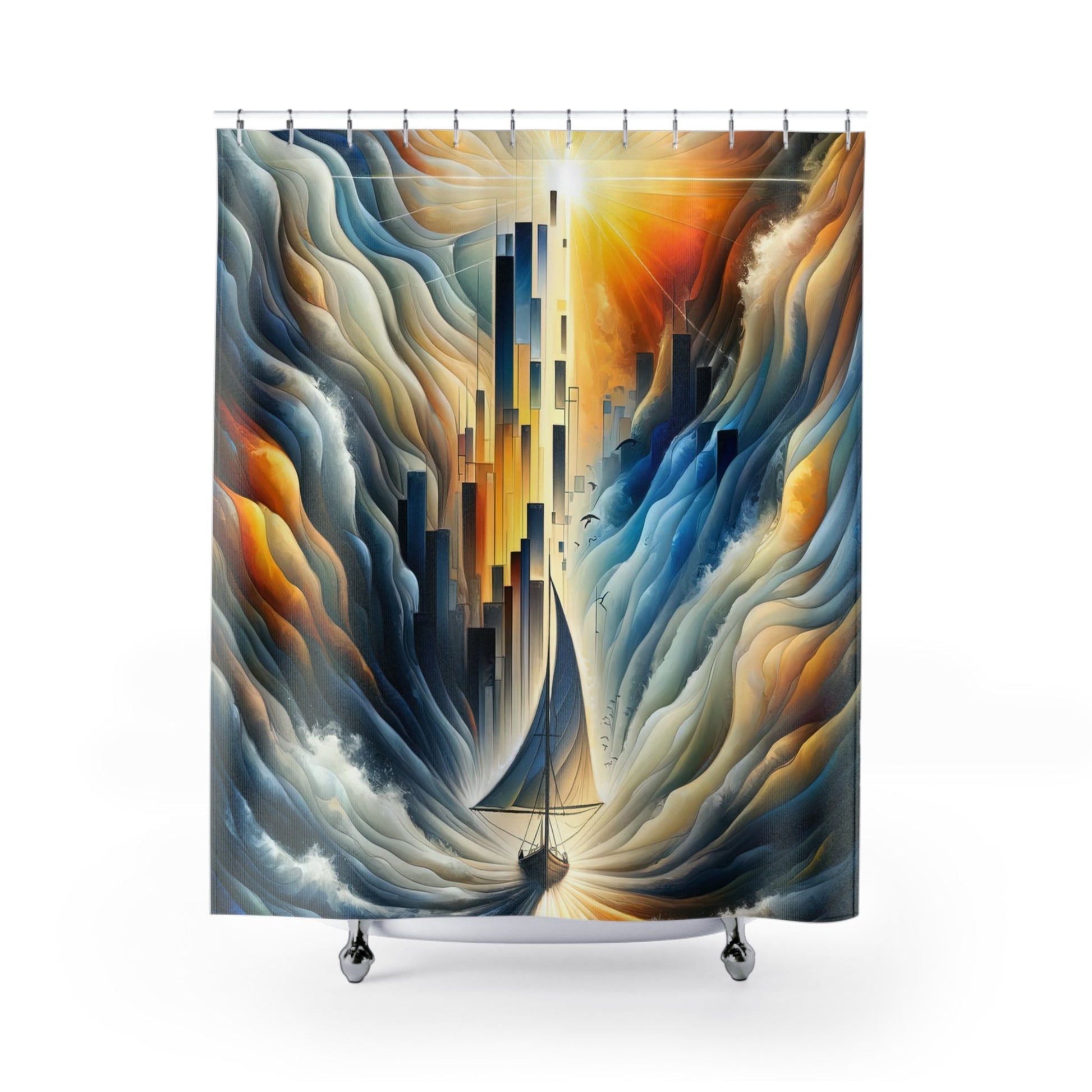 Beacon Sail Change Shower Curtains - ATUH.ART