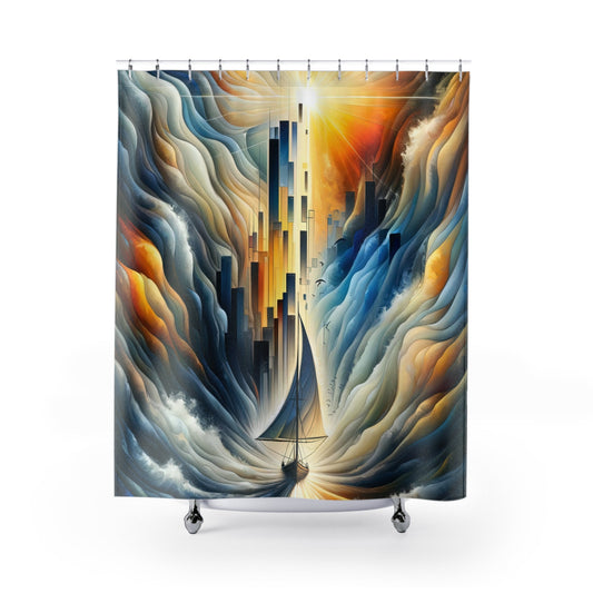 Beacon Sail Change Shower Curtains - ATUH.ART