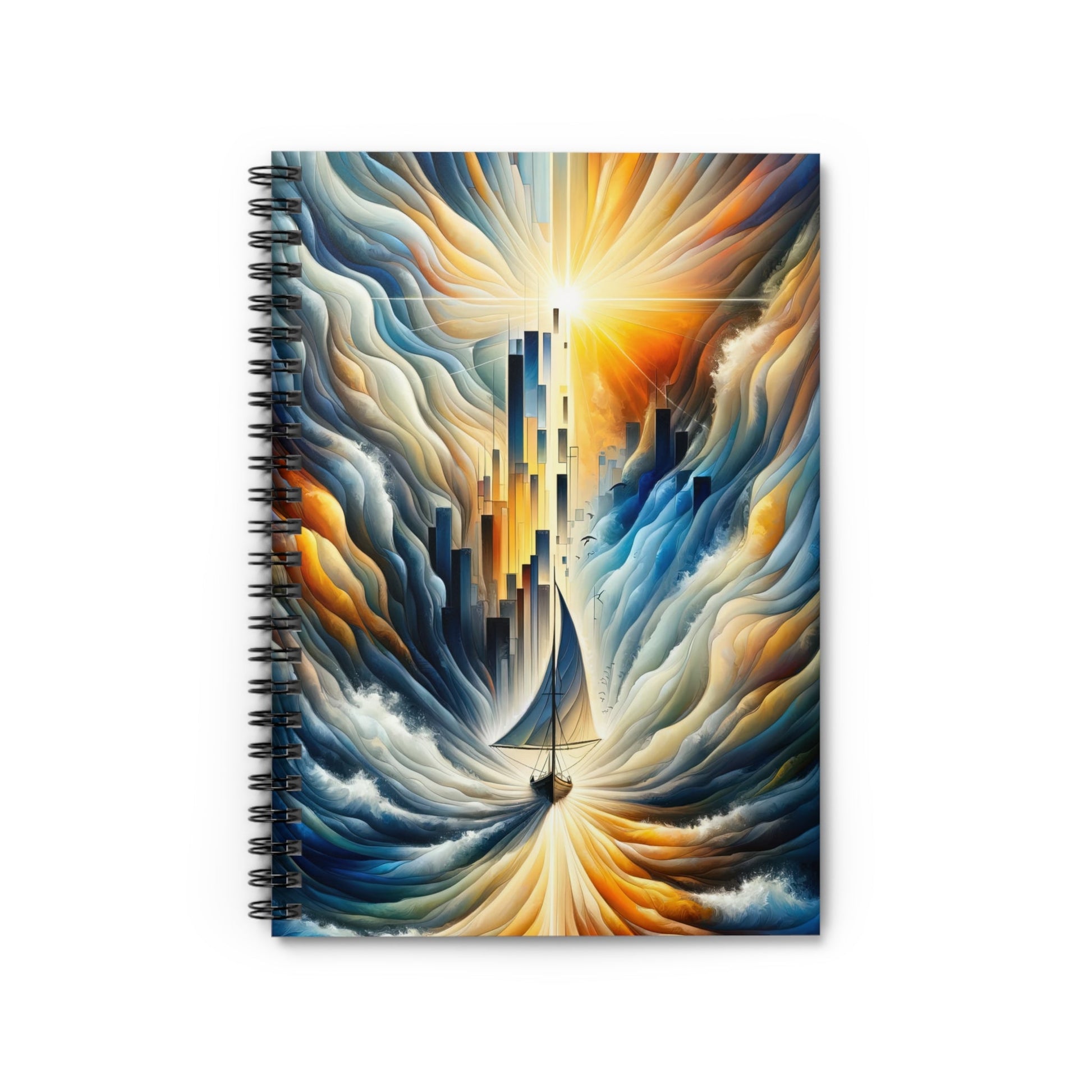 Beacon Sail Change Spiral Notebook - Ruled Line - ATUH.ART