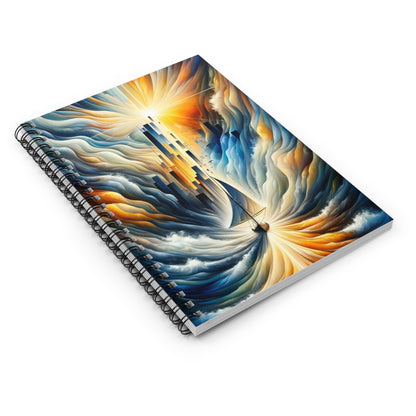 Beacon Sail Change Spiral Notebook - Ruled Line - ATUH.ART