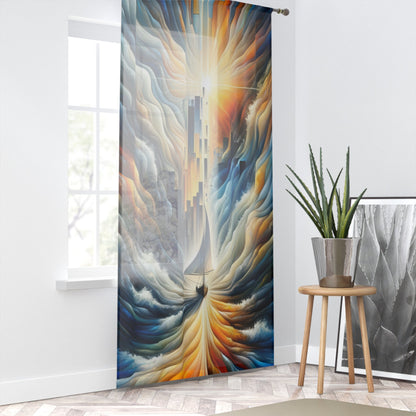 Beacon Sail Change Window Curtain - ATUH.ART