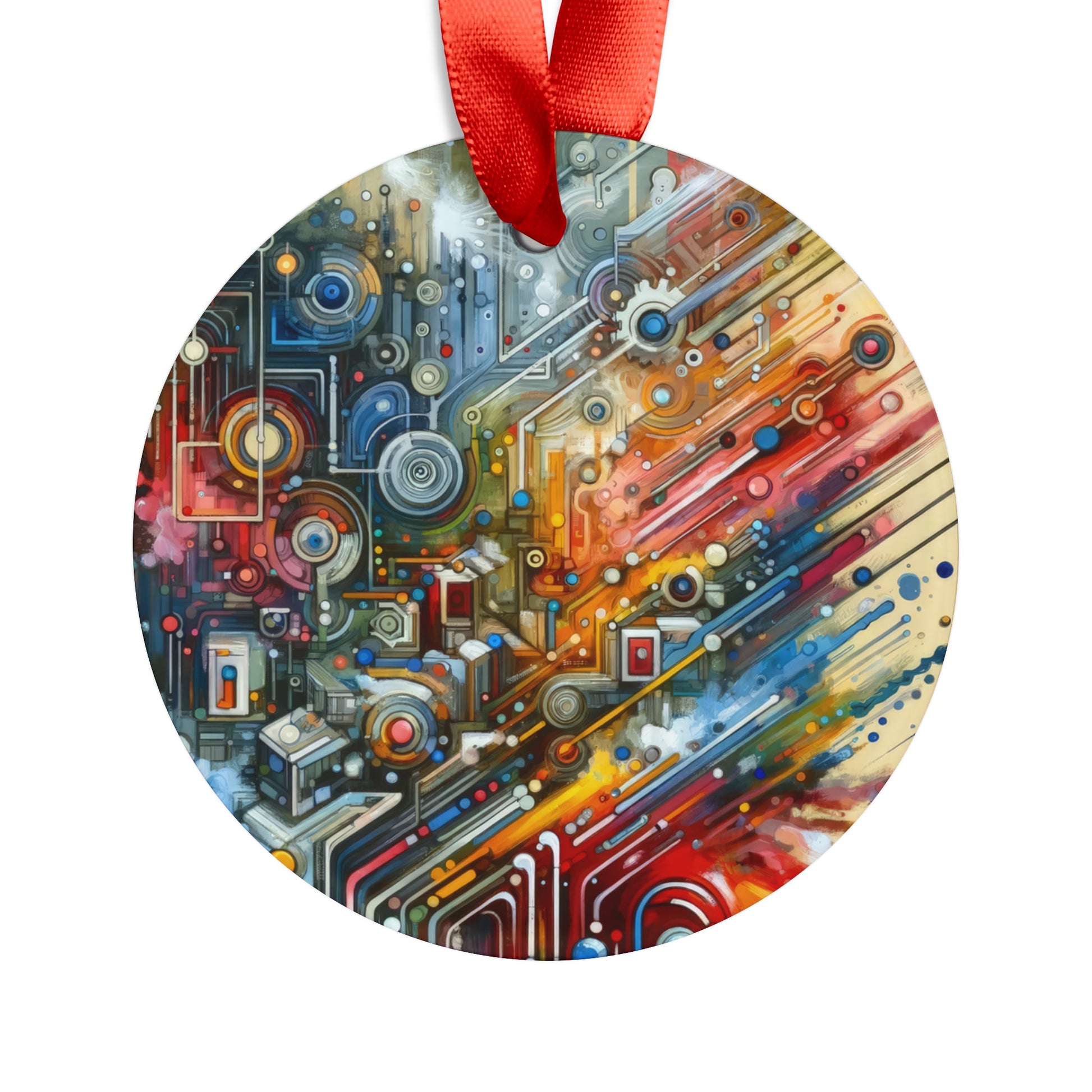 Beliefs Systems Intersection Acrylic Ornament with Ribbon - ATUH.ART