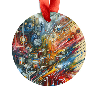 Beliefs Systems Intersection Acrylic Ornament with Ribbon - ATUH.ART