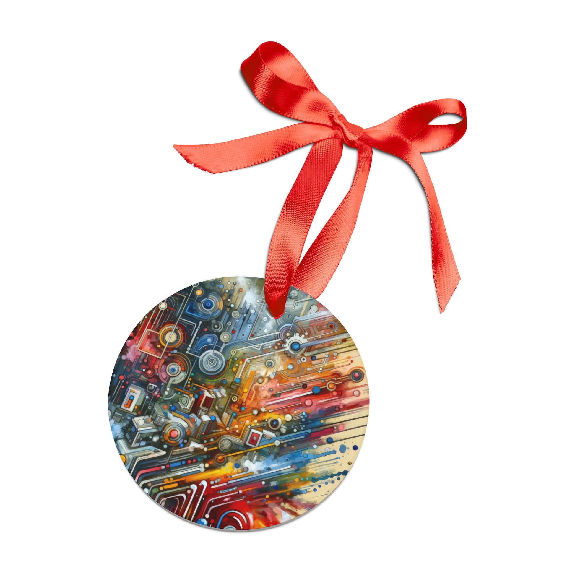Beliefs Systems Intersection Acrylic Ornament with Ribbon - ATUH.ART