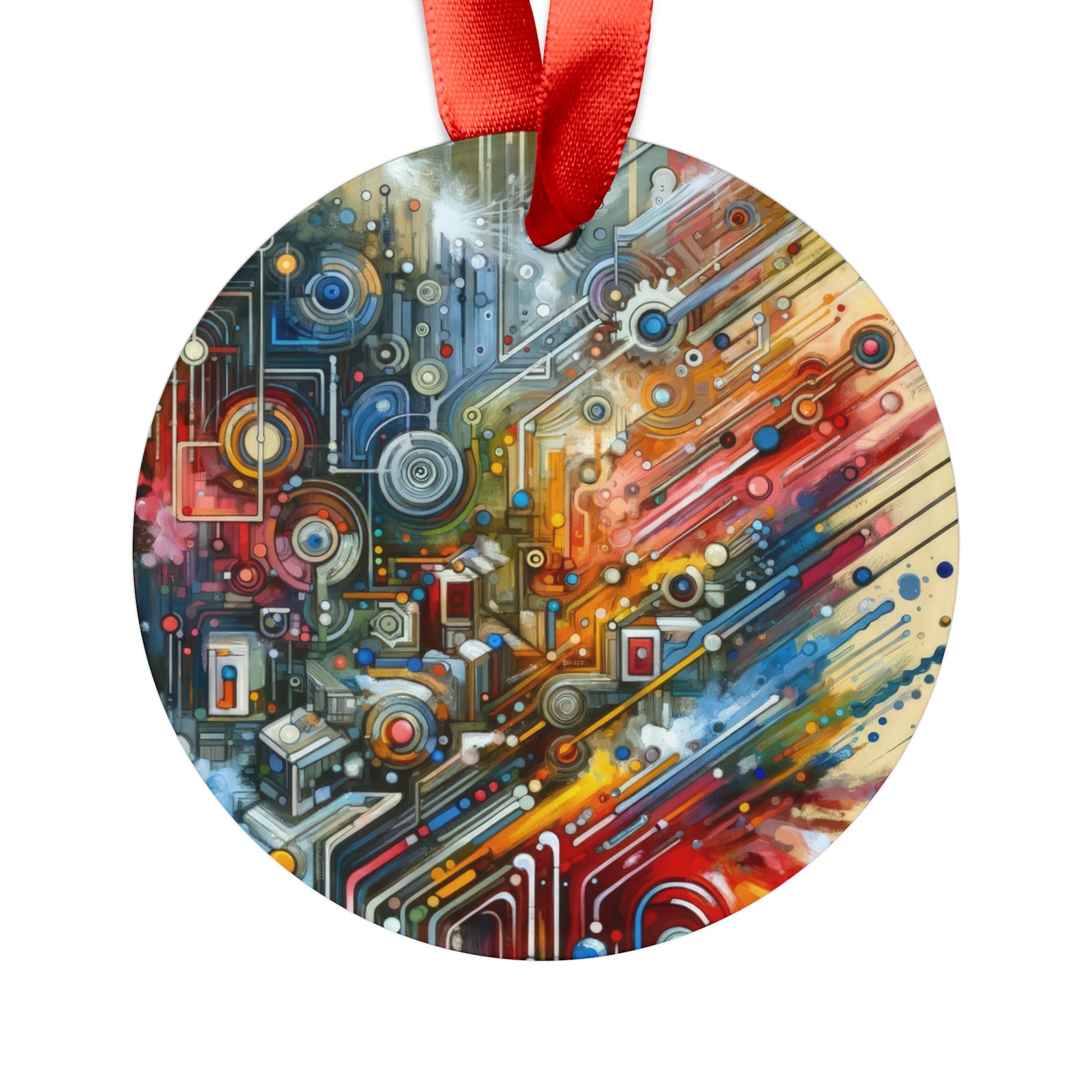 Beliefs Systems Intersection Acrylic Ornament with Ribbon - ATUH.ART
