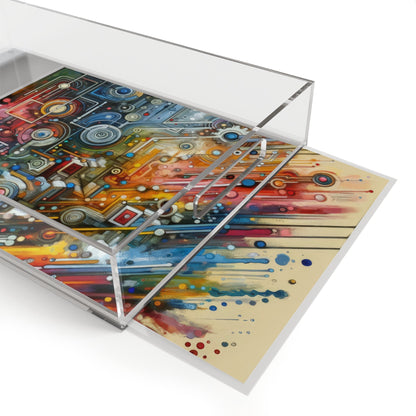 Beliefs Systems Intersection Acrylic Serving Tray - ATUH.ART
