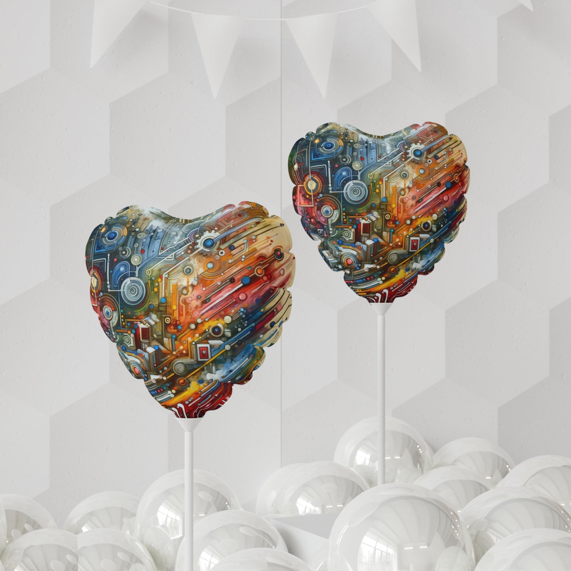 Beliefs Systems Intersection Balloon (Round and Heart-shaped), 11" - ATUH.ART