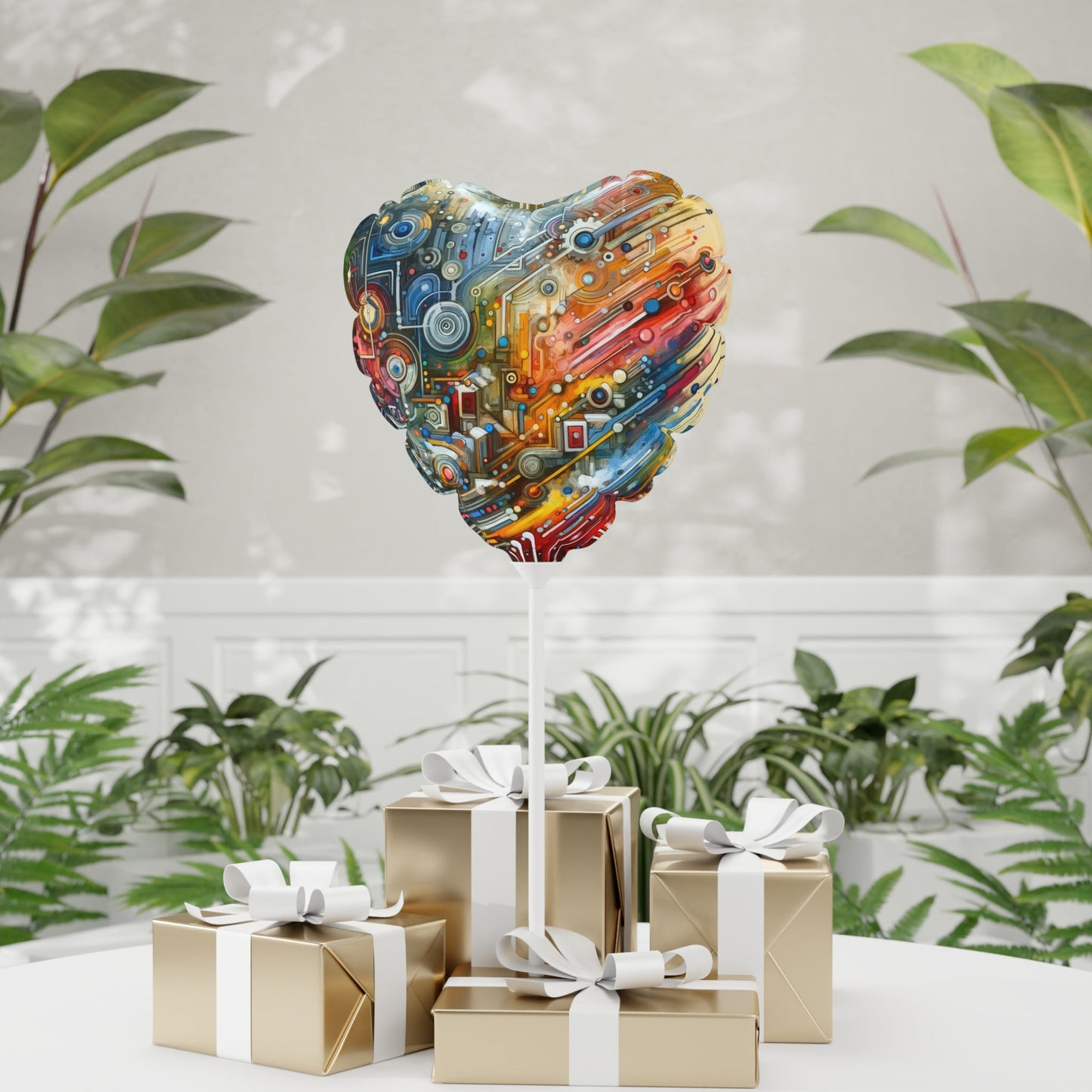 Beliefs Systems Intersection Balloon (Round and Heart-shaped), 11" - ATUH.ART