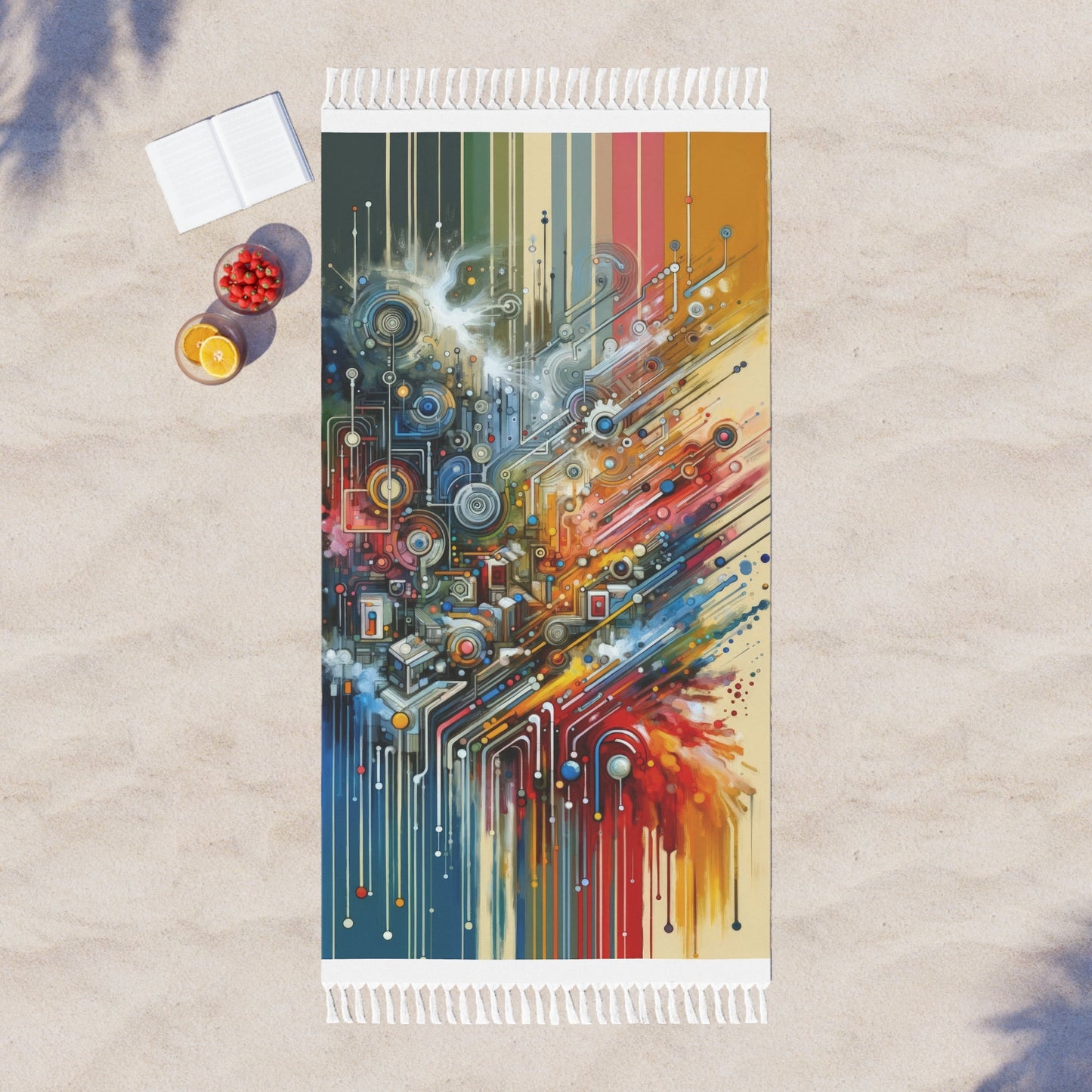 Beliefs Systems Intersection Boho Beach Cloth - ATUH.ART