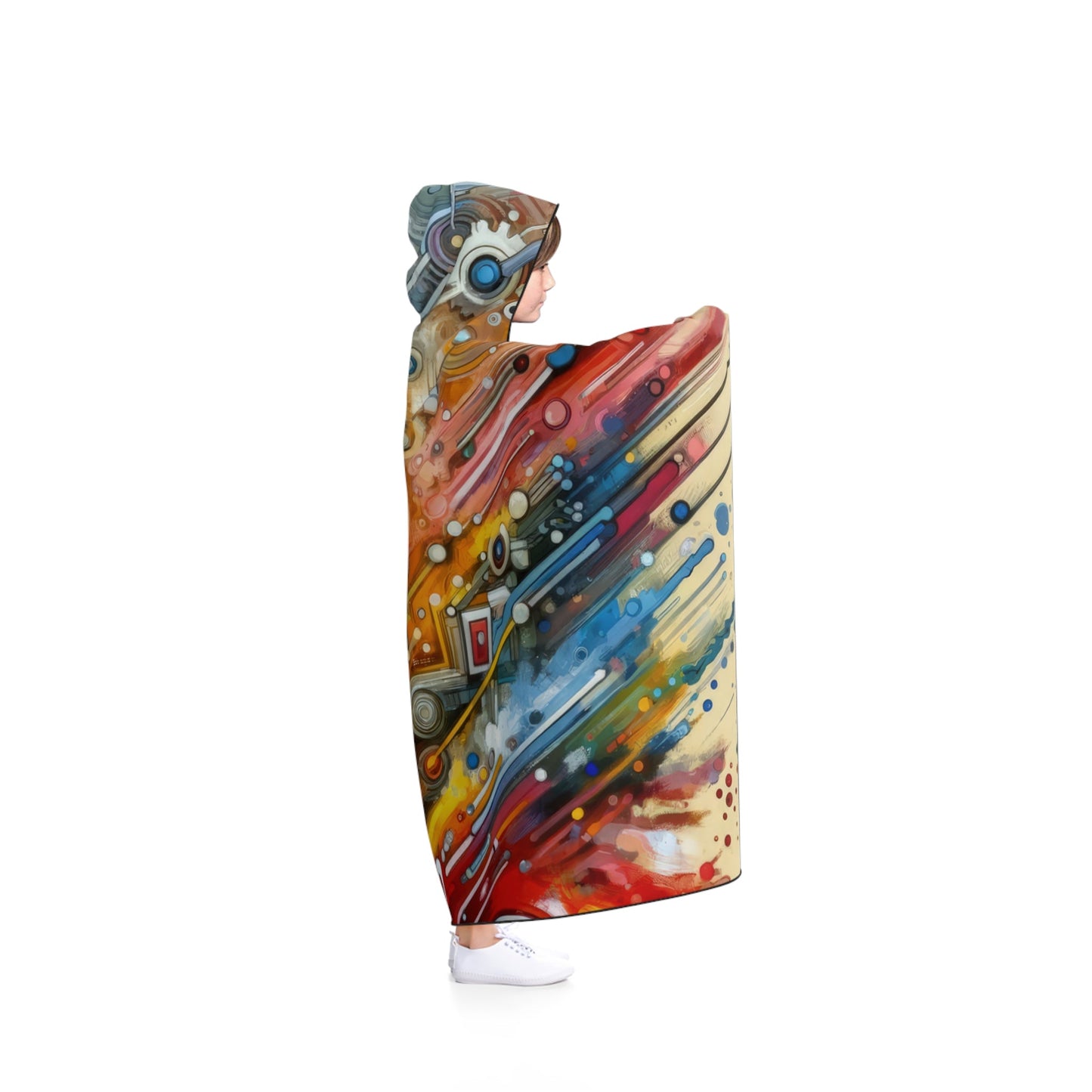 Beliefs Systems Intersection Hooded Blanket - ATUH.ART