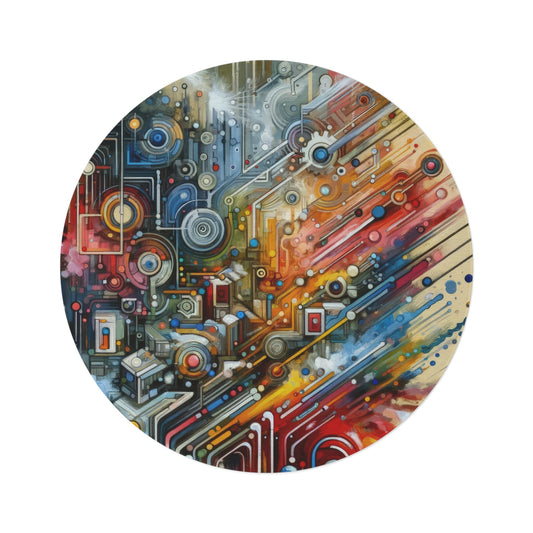 Beliefs Systems Intersection Round Rug - ATUH.ART
