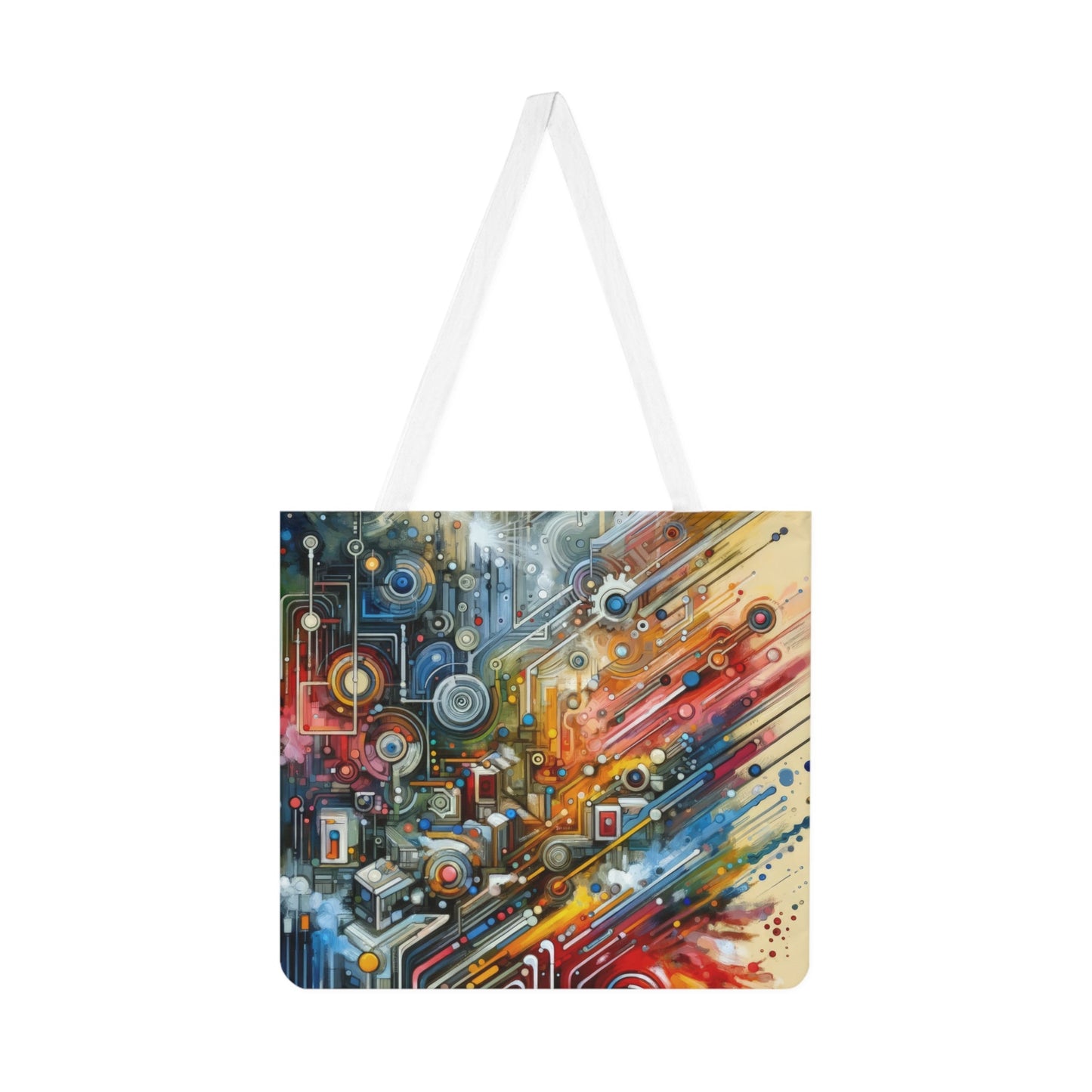 Beliefs Systems Intersection Shoulder Tote Bag (AOP) - ATUH.ART