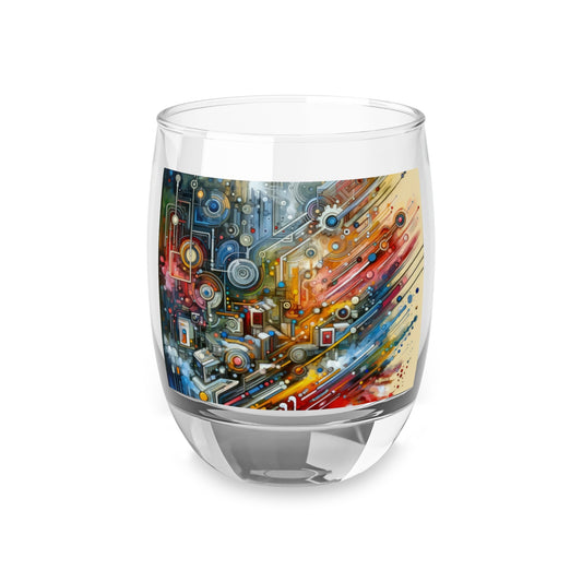 Beliefs Systems Intersection Whiskey Glass - ATUH.ART