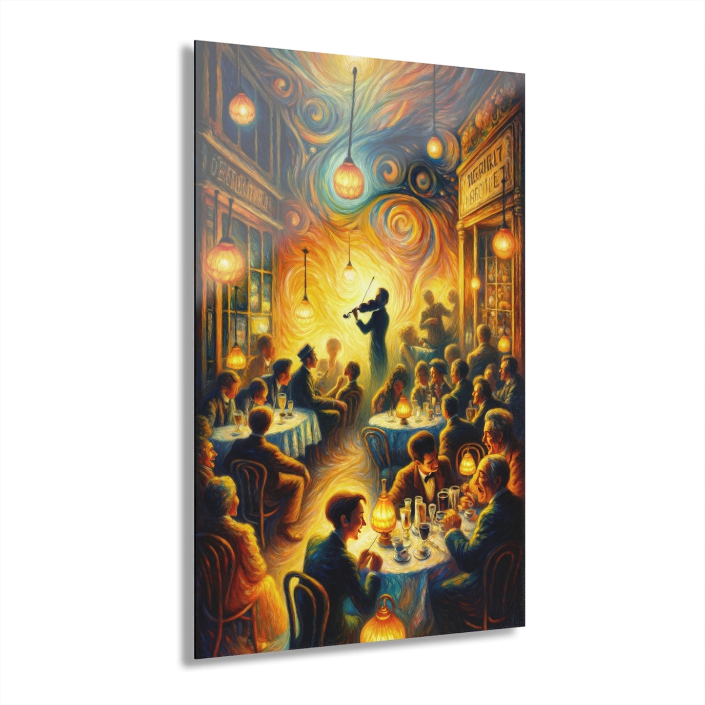 Bistro Emotive Entry Acrylic Prints (French Cleat Hanging) - ATUH.ART