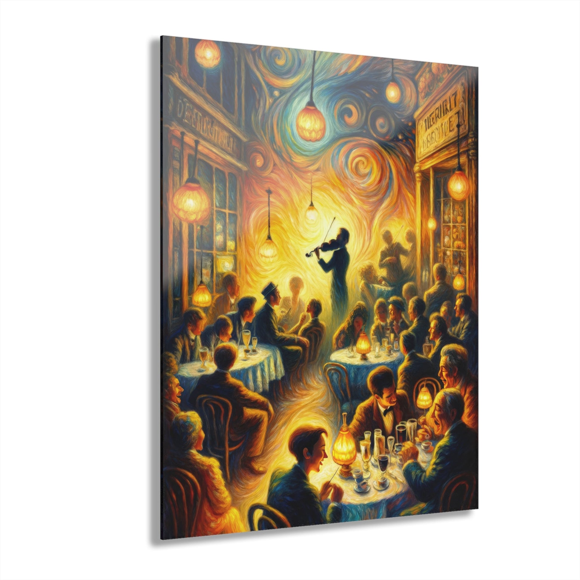 Bistro Emotive Entry Acrylic Prints (French Cleat Hanging) - ATUH.ART