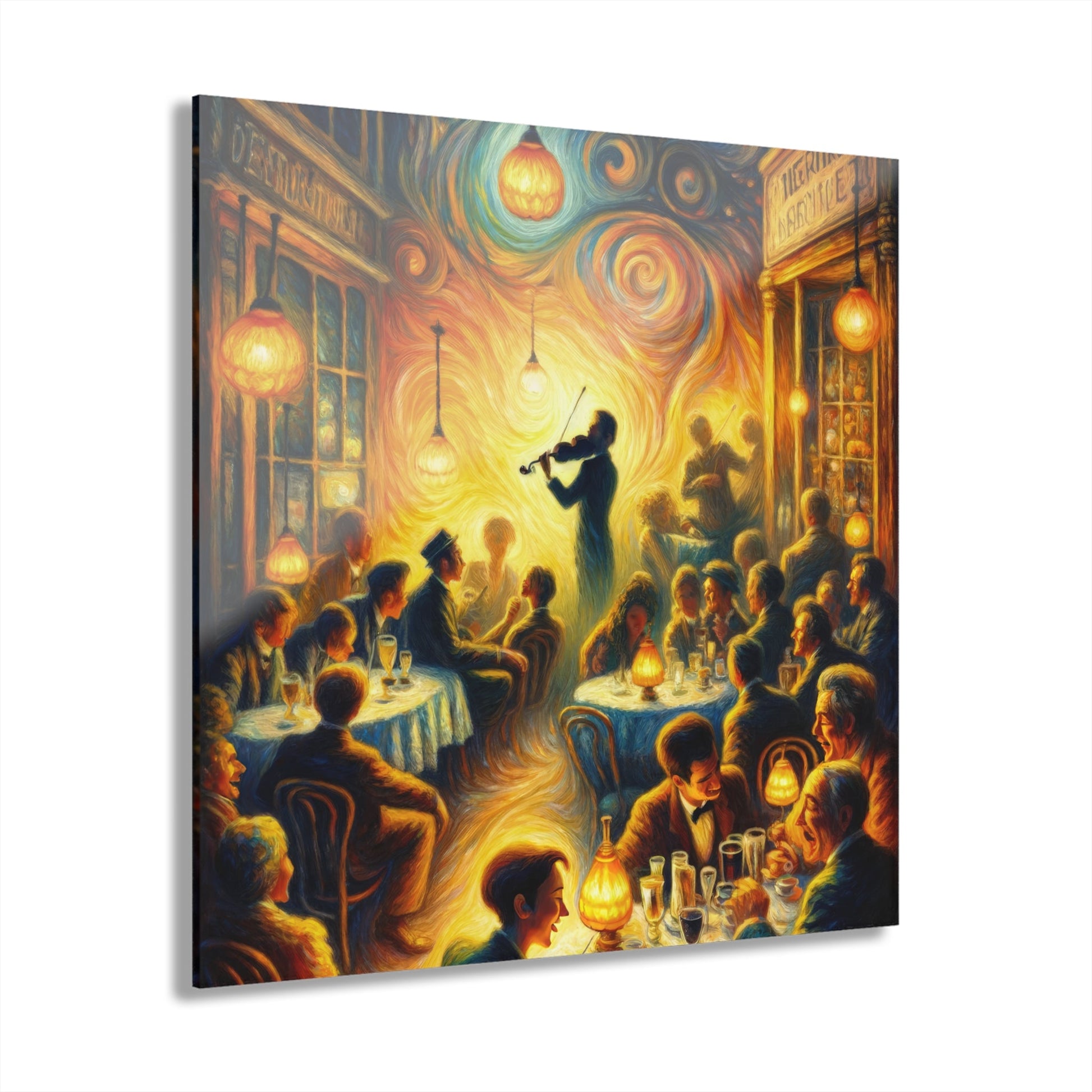 Bistro Emotive Entry Acrylic Prints (French Cleat Hanging) - ATUH.ART