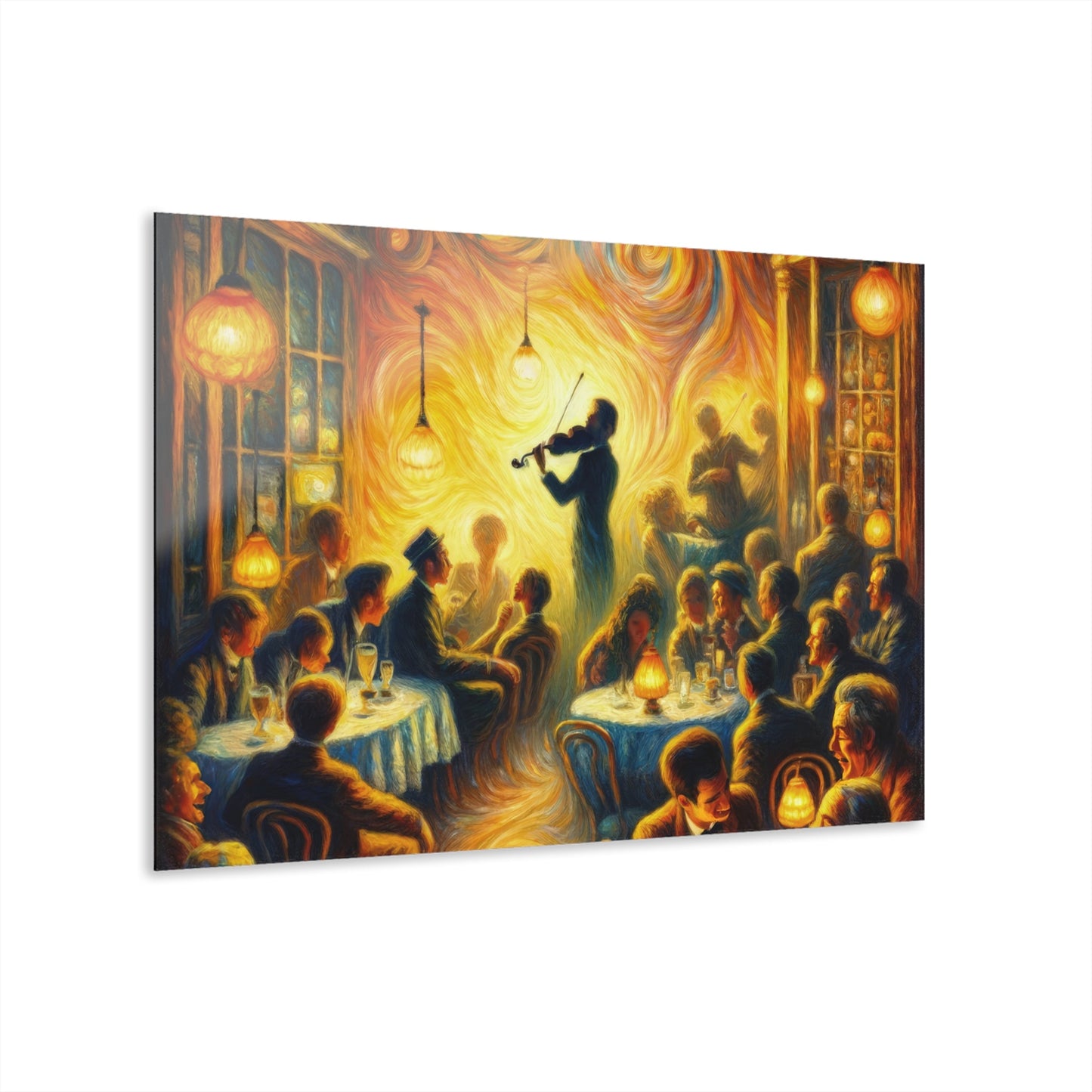 Bistro Emotive Entry Acrylic Prints (French Cleat Hanging) - ATUH.ART